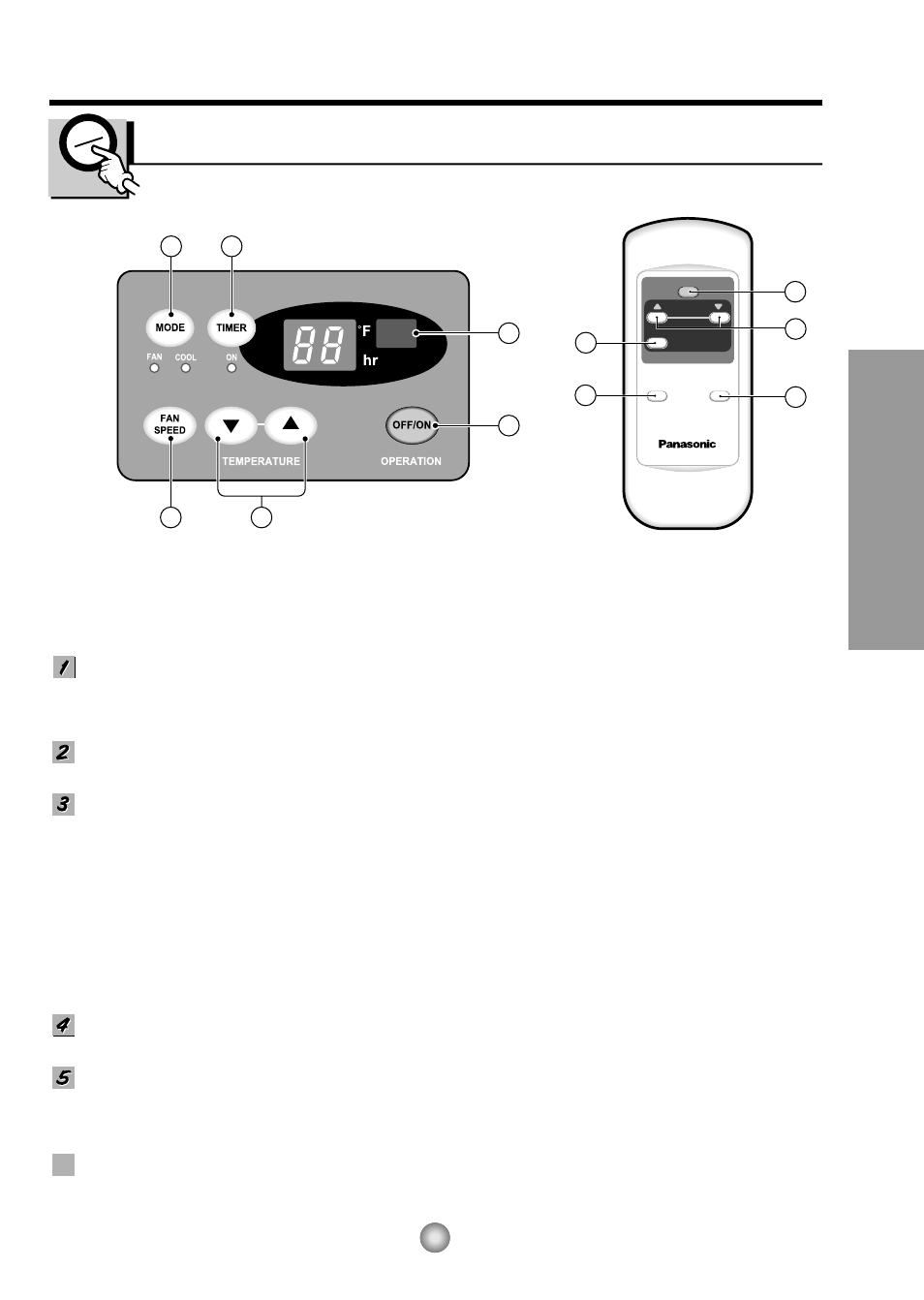 Instrucciones de funcionamiento, Controles, Instructions de fonctionnement | Panasonic CW-XC143HU User Manual | Page 21 / 36
