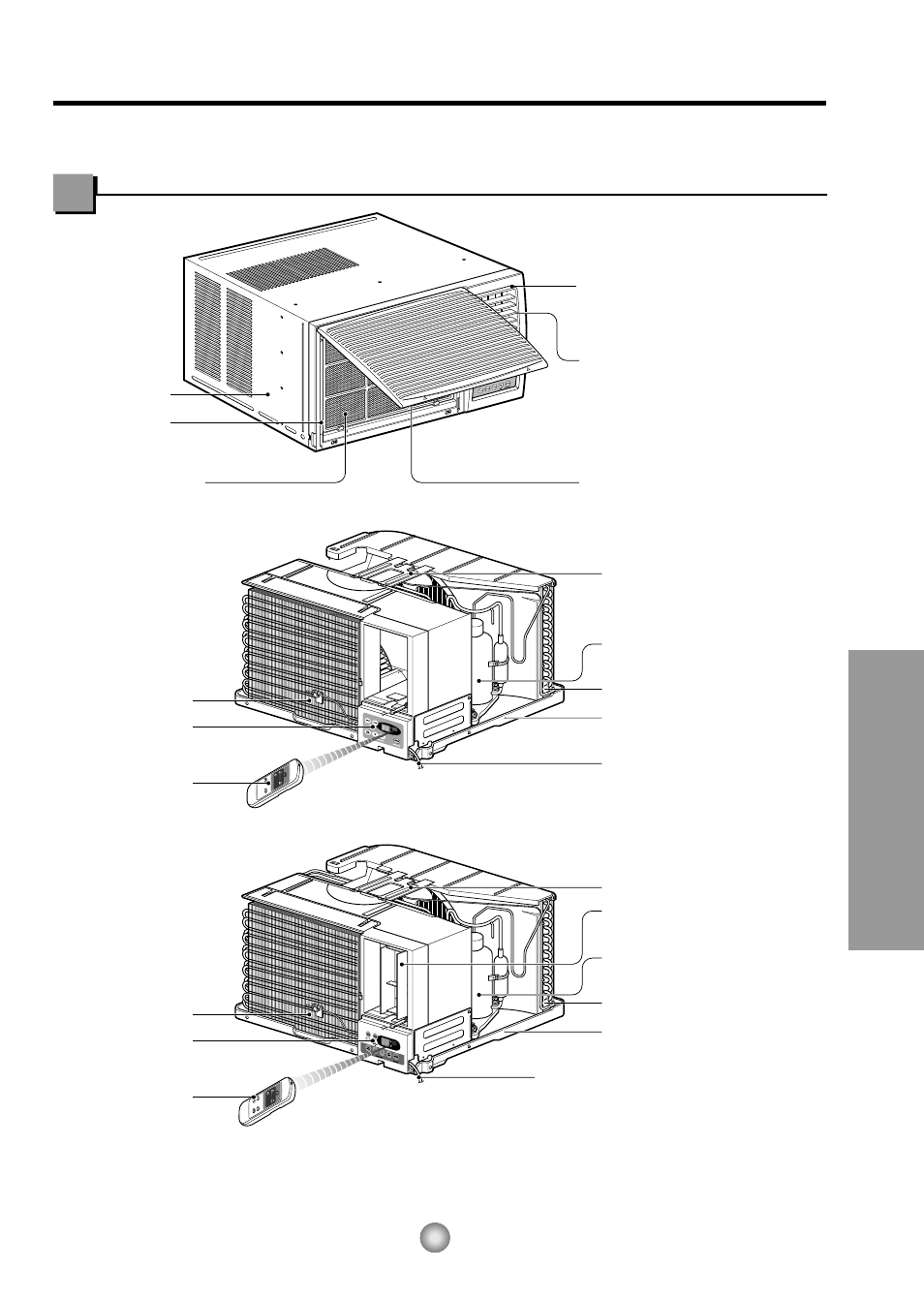 Caracteristicas, Características, Características e instalacion | Panasonic CW-XC143HU User Manual | Page 25 / 36