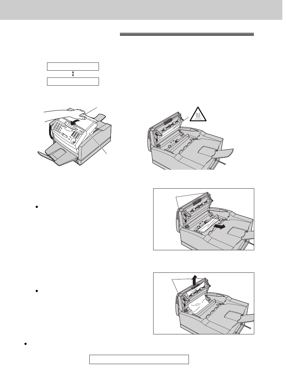 Jams, Clearing paper jams | Panasonic KX-FLM600 User Manual | Page 114 / 156