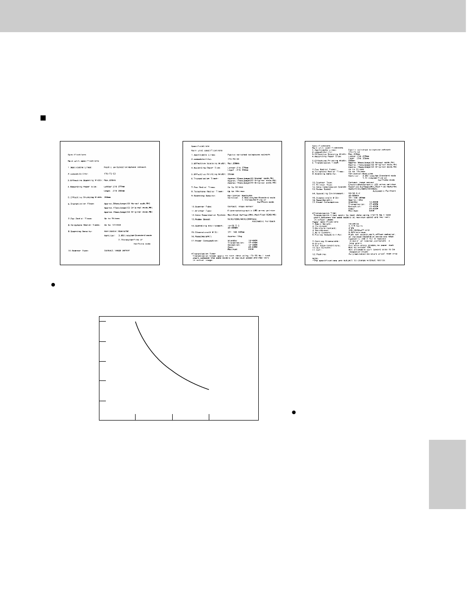 Specifications, Toner life, Drum life | Panasonic KX-FLM600 User Manual | Page 131 / 156