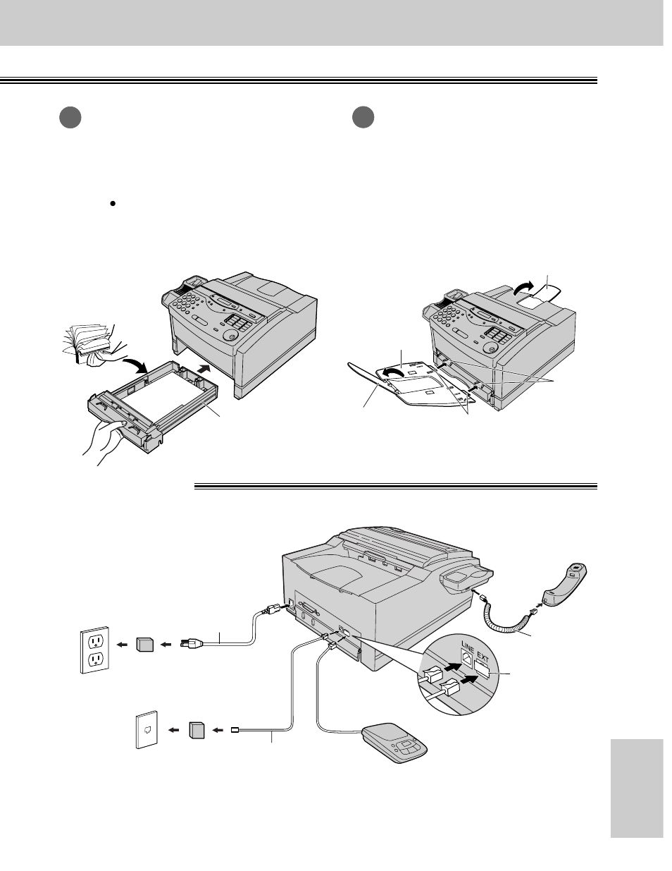 Comienzo rápido en español, Conexiones | Panasonic KX-FLM600 User Manual | Page 133 / 156