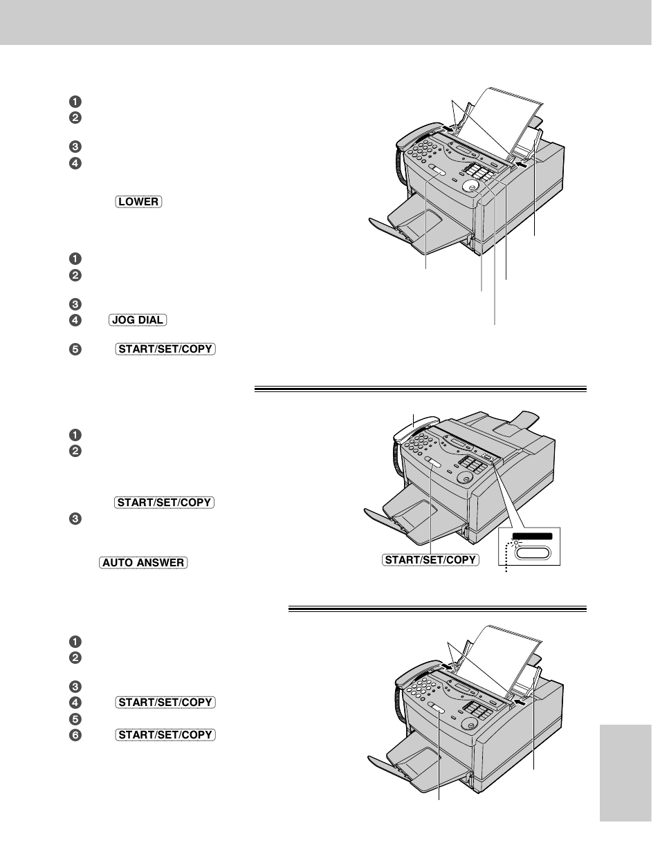 Comienzo rápido en español, Reciviendo un fax, Para hacer una copia | Panasonic KX-FLM600 User Manual | Page 137 / 156