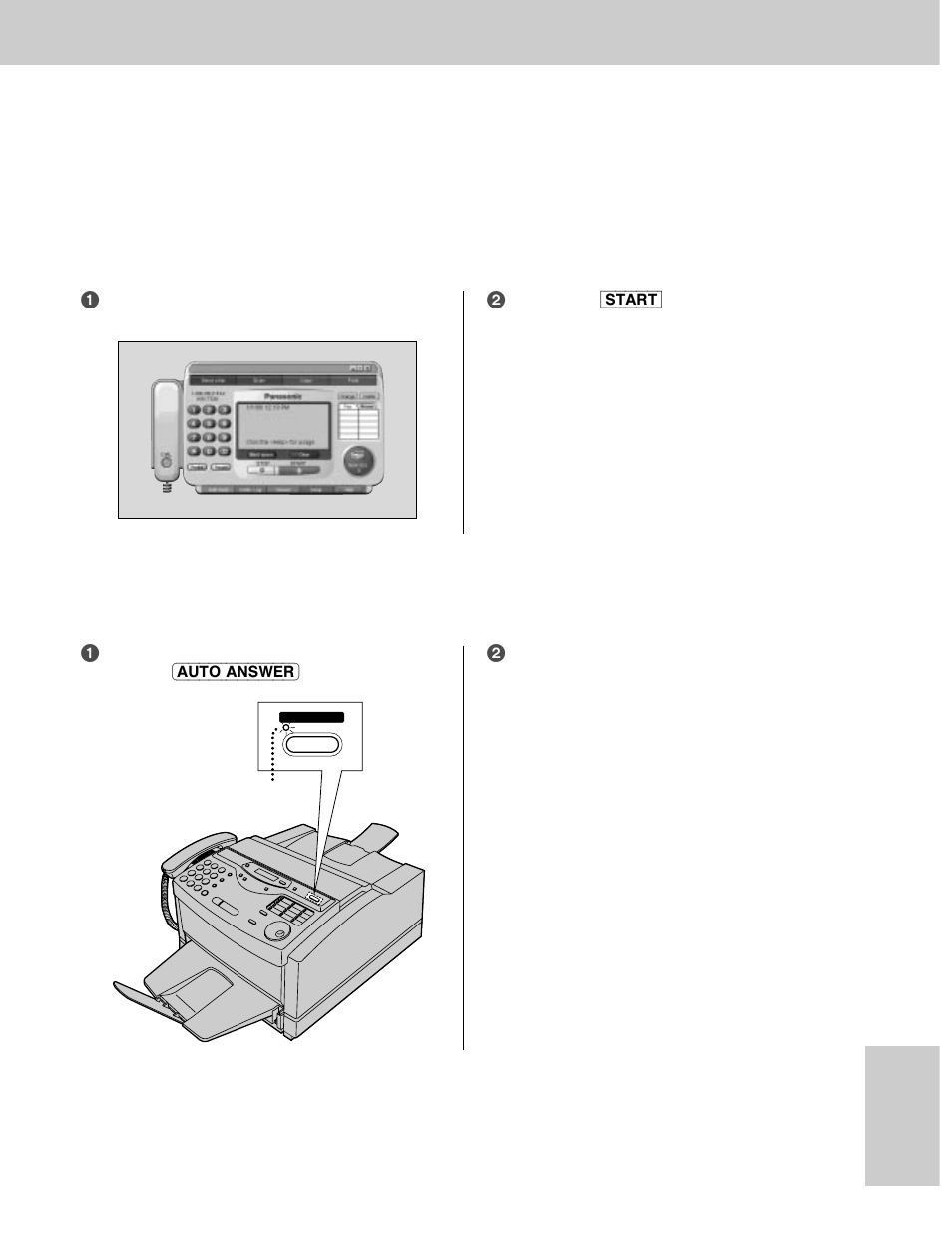 Comienzo rápido en español, Recepción de faxes en su computadora, Para recibir faxes manualmente | Para recibir faxes automáticamente | Panasonic KX-FLM600 User Manual | Page 145 / 156