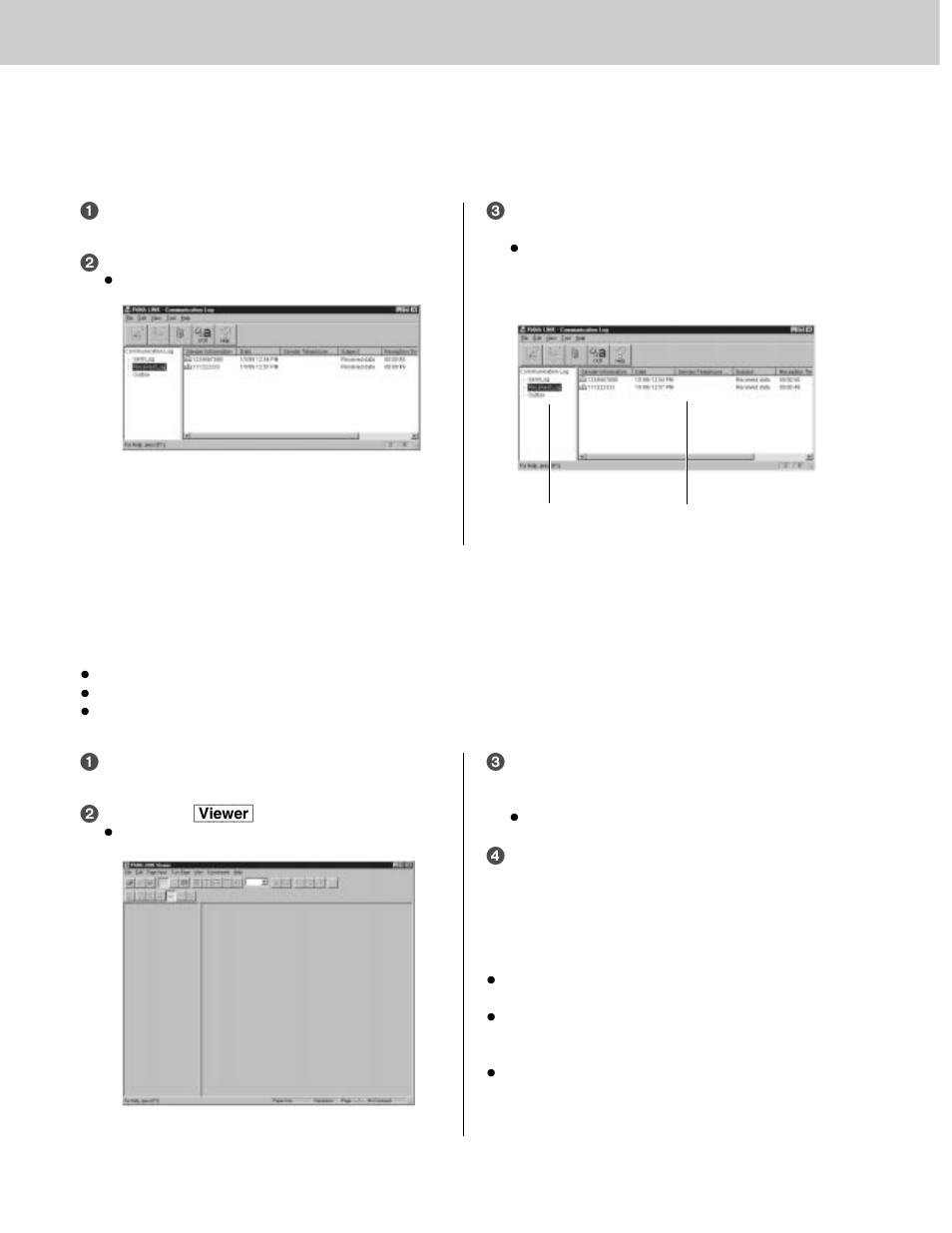 Comienzo rápido en español, Acerca del registro de comunicación, Acerca del visor (viewer) | Panasonic KX-FLM600 User Manual | Page 150 / 156