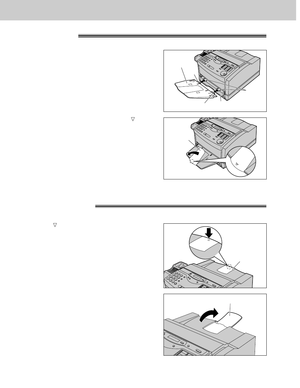 Setup, Paper tray, Paper stacker | Panasonic KX-FLM600 User Manual | Page 26 / 156
