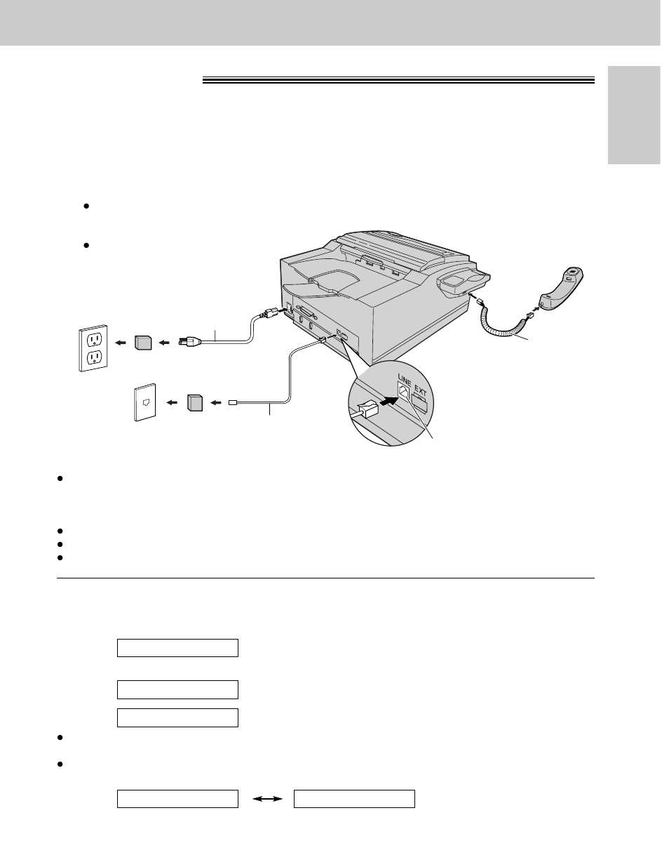 Setup, Connections, Automatic dialing mode setting | Panasonic KX-FLM600 User Manual | Page 27 / 156