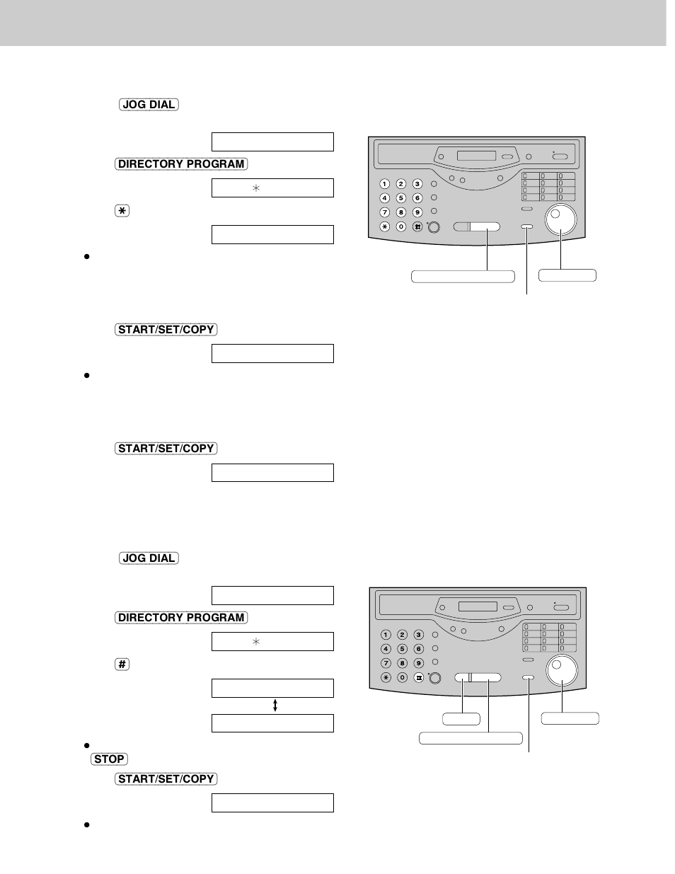 Jog dial, Erasing a stored name and number, Editing a stored name and number | Panasonic KX-FLM600 User Manual | Page 40 / 156