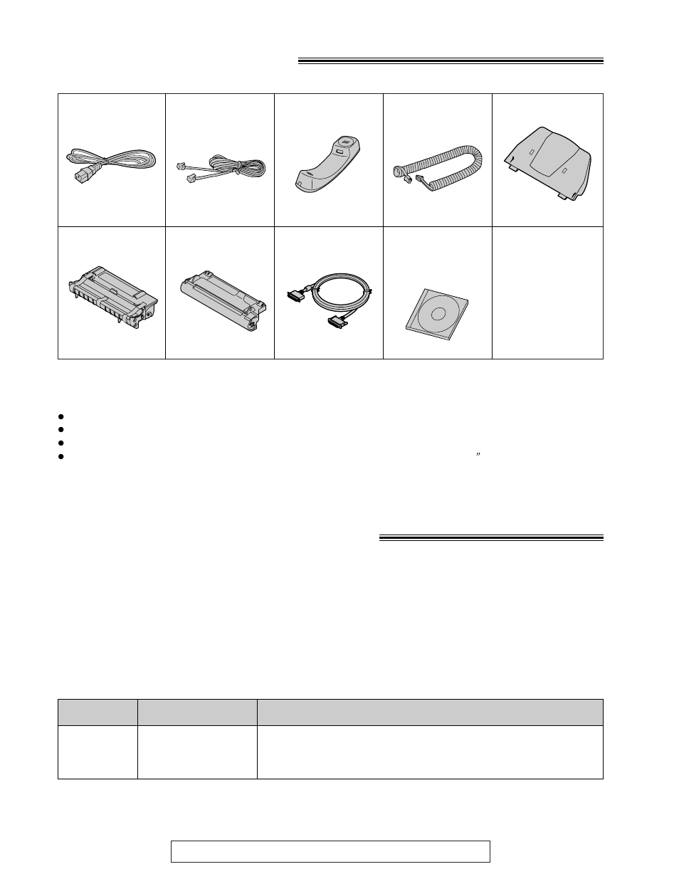 Included accessories, Accessory order information | Panasonic KX-FLM600 User Manual | Page 5 / 156