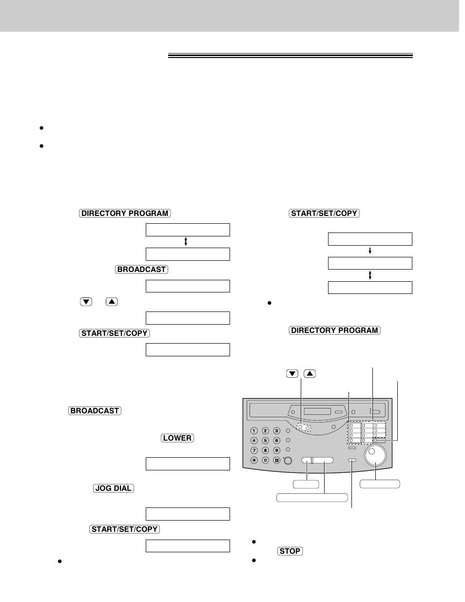 Sending faxes, Multiple stations | Panasonic KX-FLM600 User Manual | Page 54 / 156