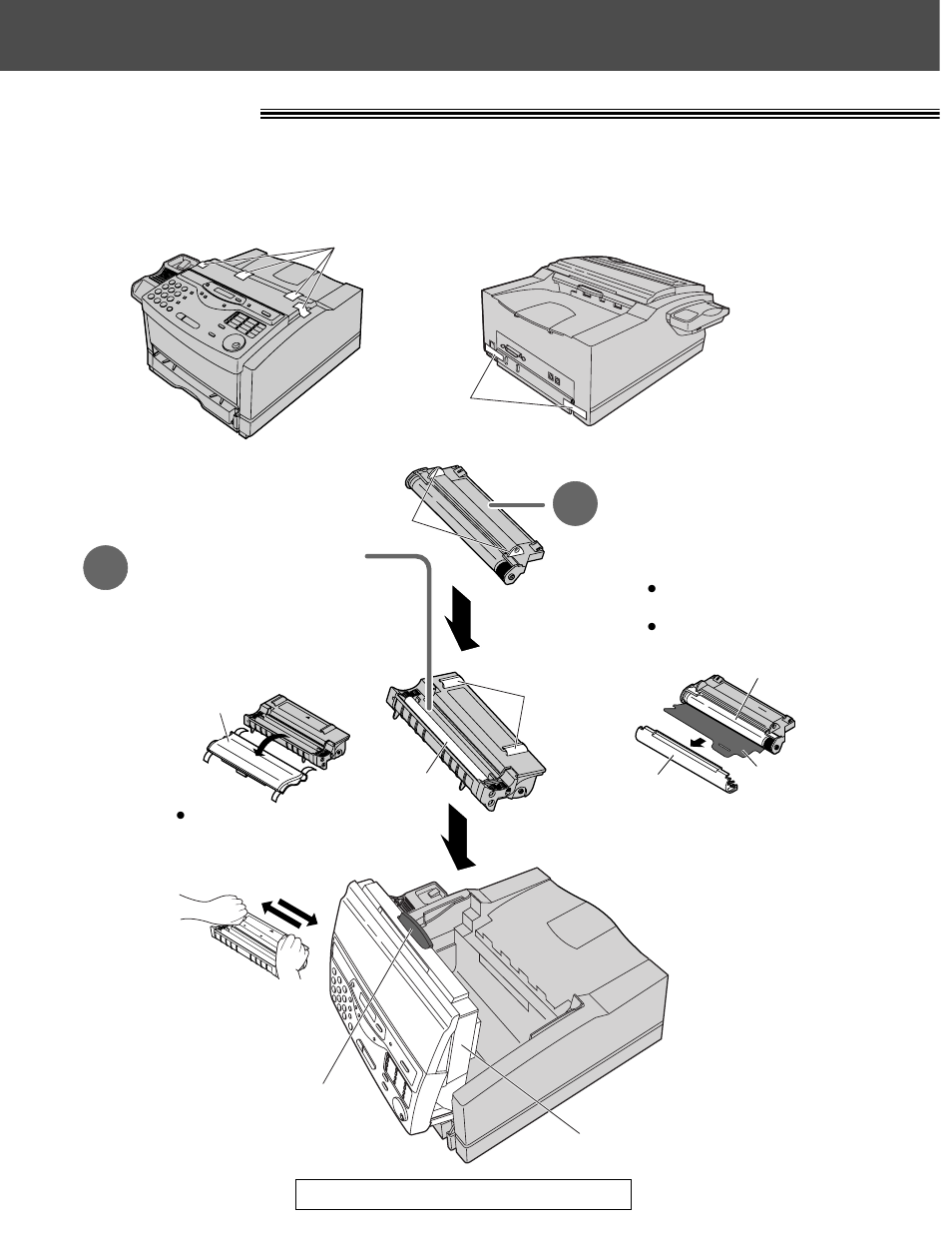 Quick start, Installation, Toner cartridge | Drum unit, Before installation | Panasonic KX-FLM600 User Manual | Page 6 / 156