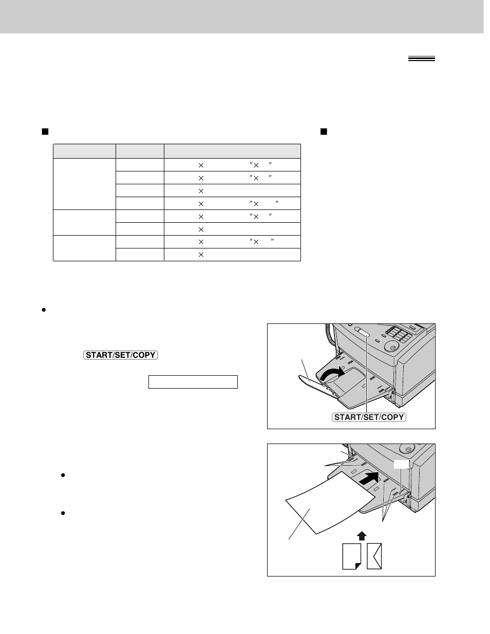 Media you can print on loading a sheet manually | Panasonic KX-FLM600 User Manual | Page 90 / 156
