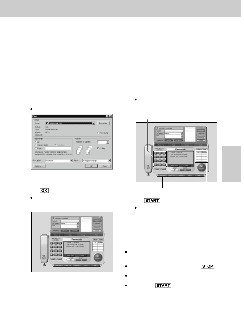 Pc fax, Sending documents created on the pc | Panasonic KX-FLM600 User Manual | Page 93 / 156