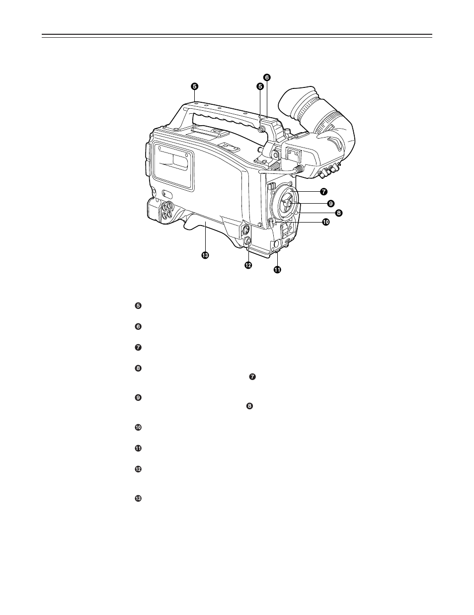 Controls and their functions | Panasonic AJ-D610WA User Manual | Page 11 / 158
