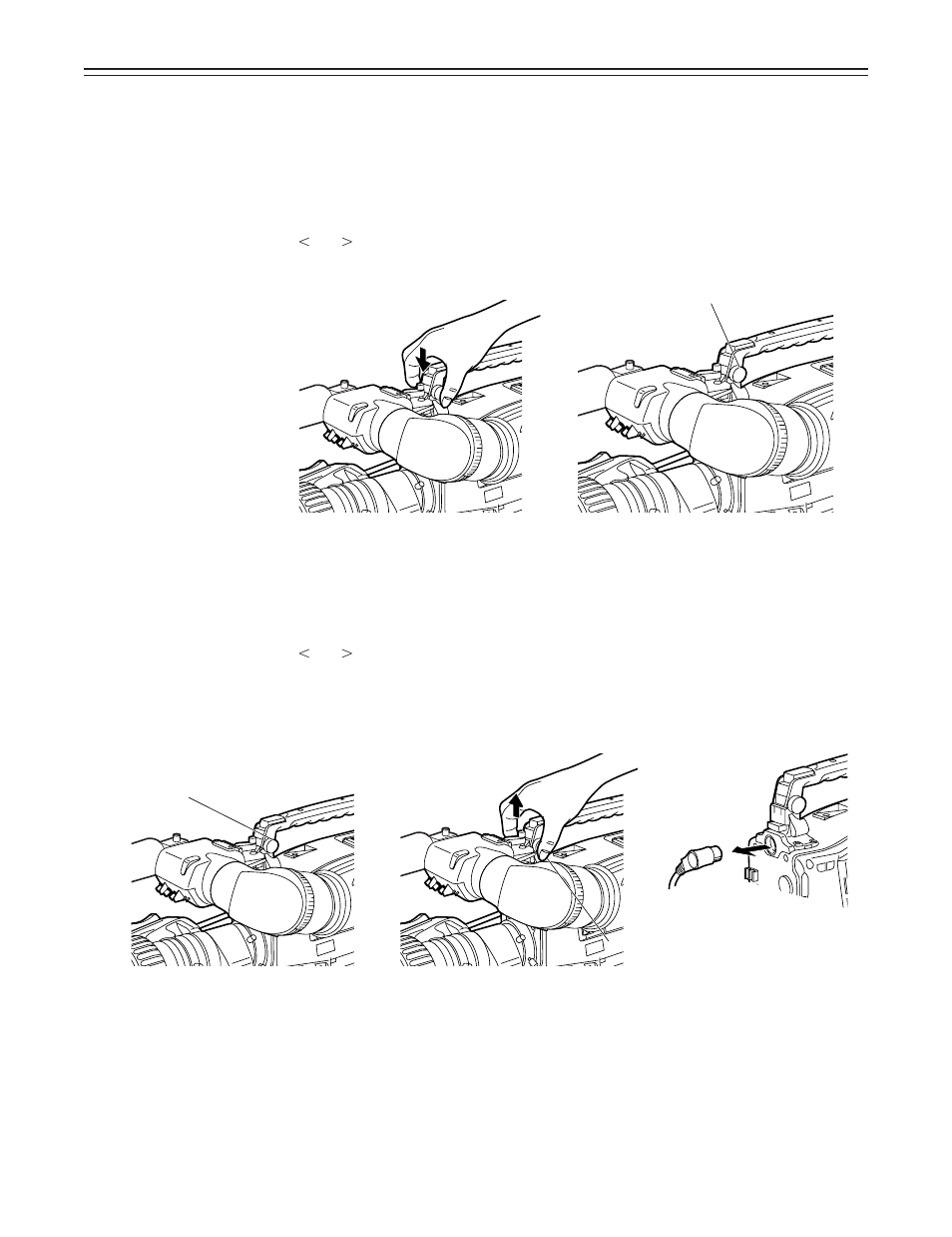 37 – adjusting the viewfinder, Mounting the viewfinder, Detaching the viewfinder | Panasonic AJ-D610WA User Manual | Page 37 / 158