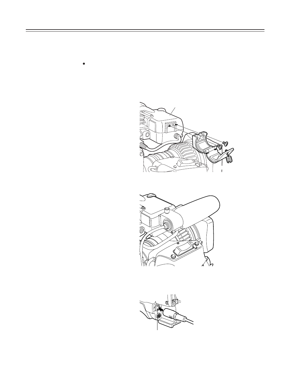 38 – audio input preparations, Using the microphone mounted to the main unit | Panasonic AJ-D610WA User Manual | Page 38 / 158