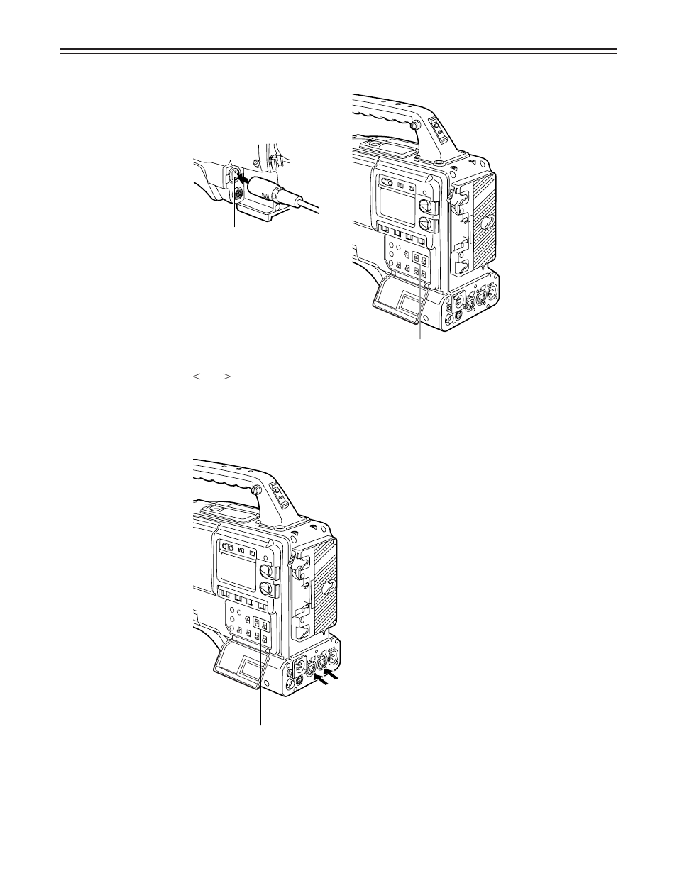 Audio input preparations, Using the microphone not mounted to the main unit | Panasonic AJ-D610WA User Manual | Page 40 / 158