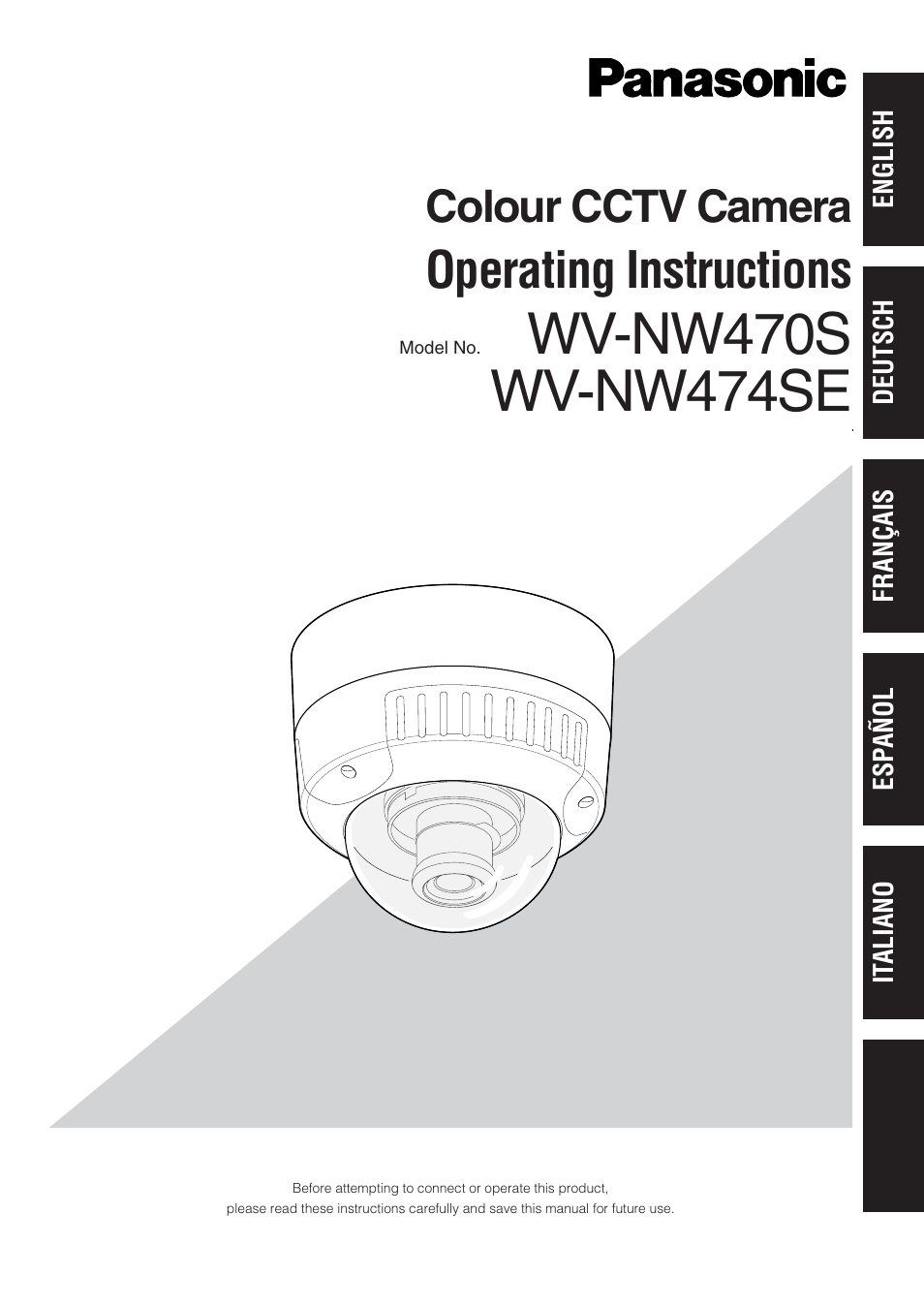 Panasonic WV-NW470S User Manual | 35 pages