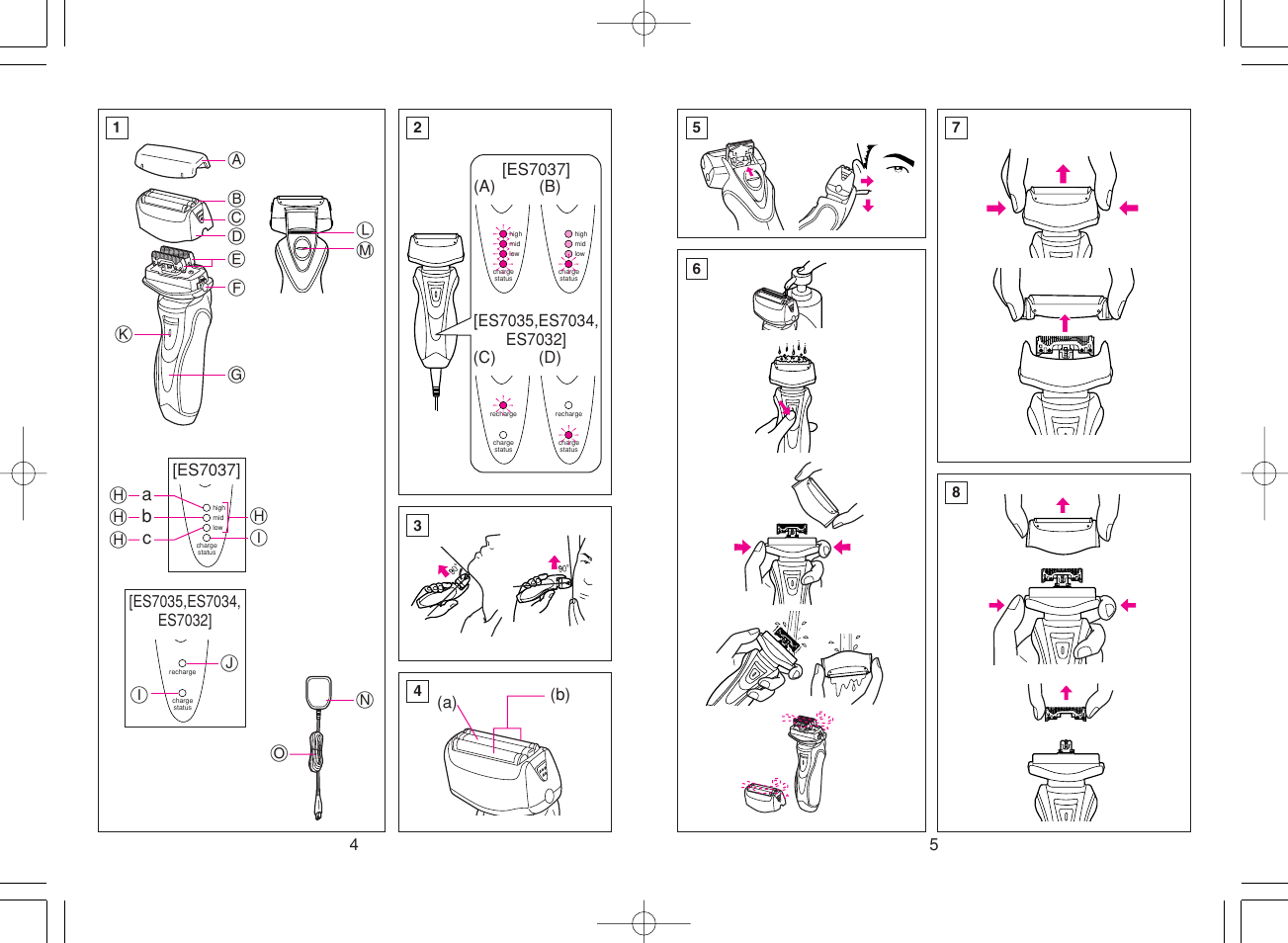 Panasonic ES7037 User Manual | Page 3 / 12