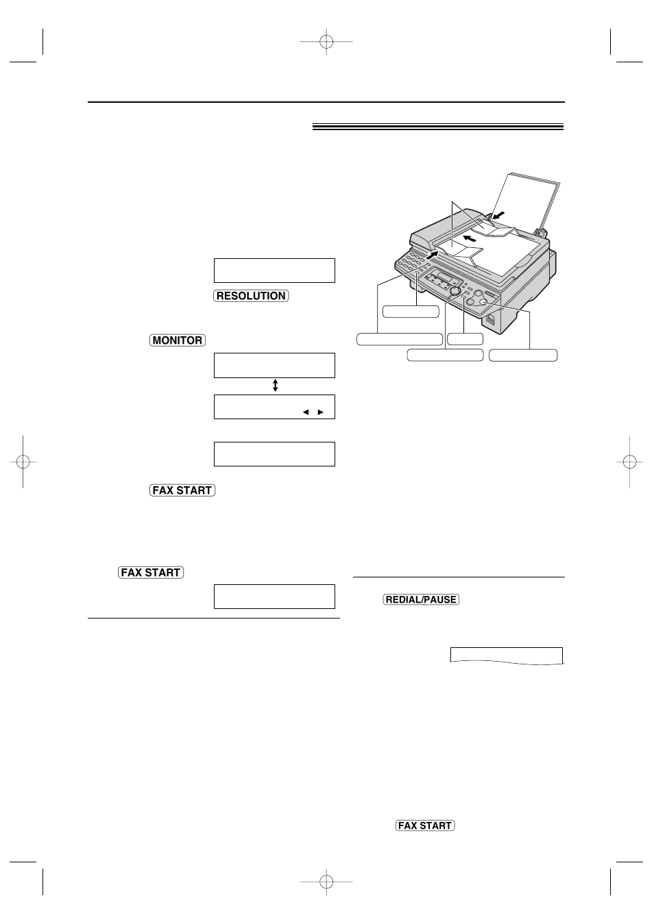 Sending faxes, Sending a fax manually, Using the auto document feeder | Panasonic KX-FLB756E User Manual | Page 36 / 90