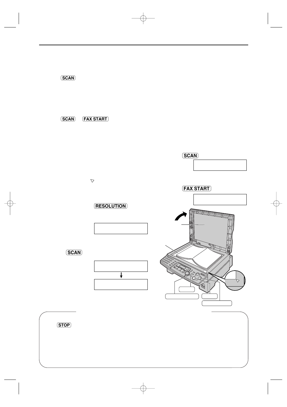 Sending faxes, Using the scanner glass | Panasonic KX-FLB756E User Manual | Page 37 / 90