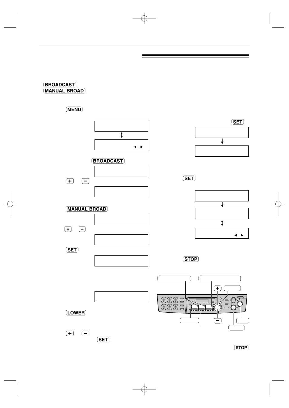 Sending faxes, Broadcast transmission | Panasonic KX-FLB756E User Manual | Page 40 / 90