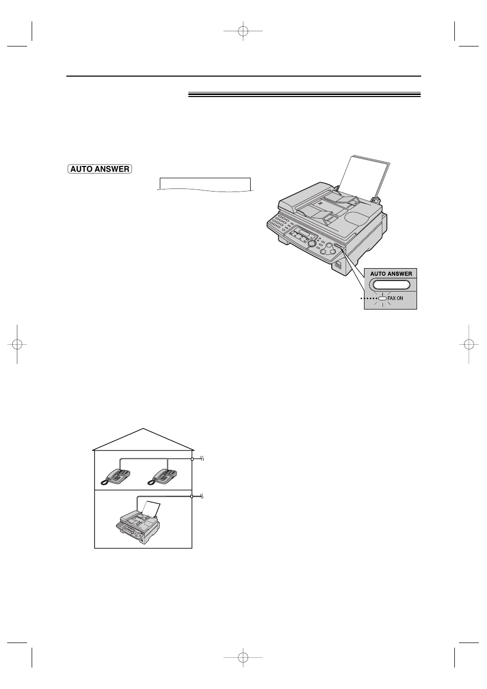 Receiving faxes, Fax only mode ! (all calls are received as faxes), Activating fax only mode | Panasonic KX-FLB756E User Manual | Page 47 / 90