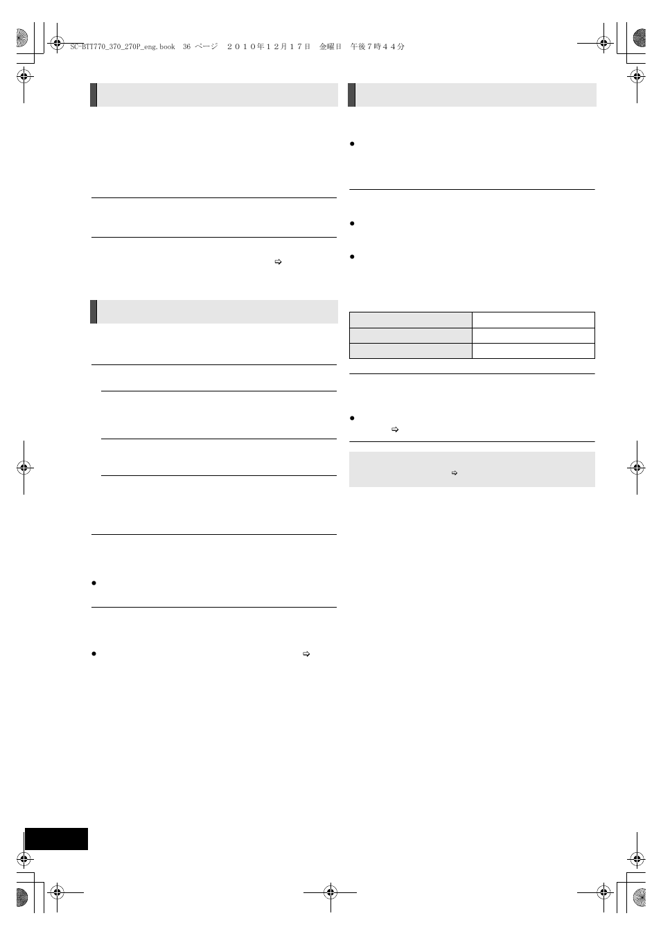 Play video audio | Panasonic SC-BTT370 User Manual | Page 36 / 52