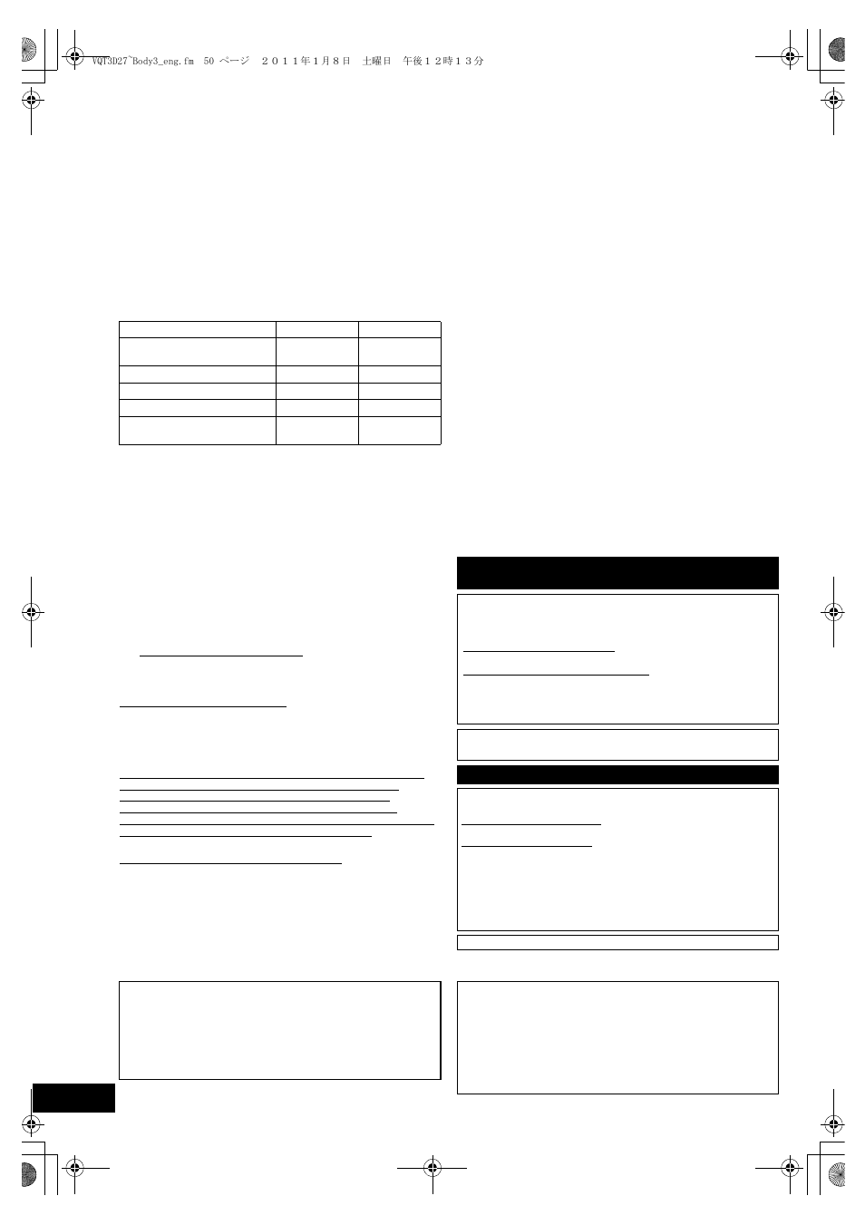 Limited warranty (only for u.s.a.and puerto rico), Limited warranty (only for u.s.a. and puerto rico) | Panasonic SC-BTT370 User Manual | Page 50 / 52