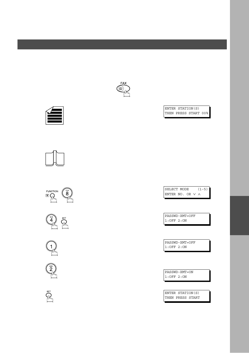 Using password transmission | Panasonic AS200 User Manual | Page 115 / 161