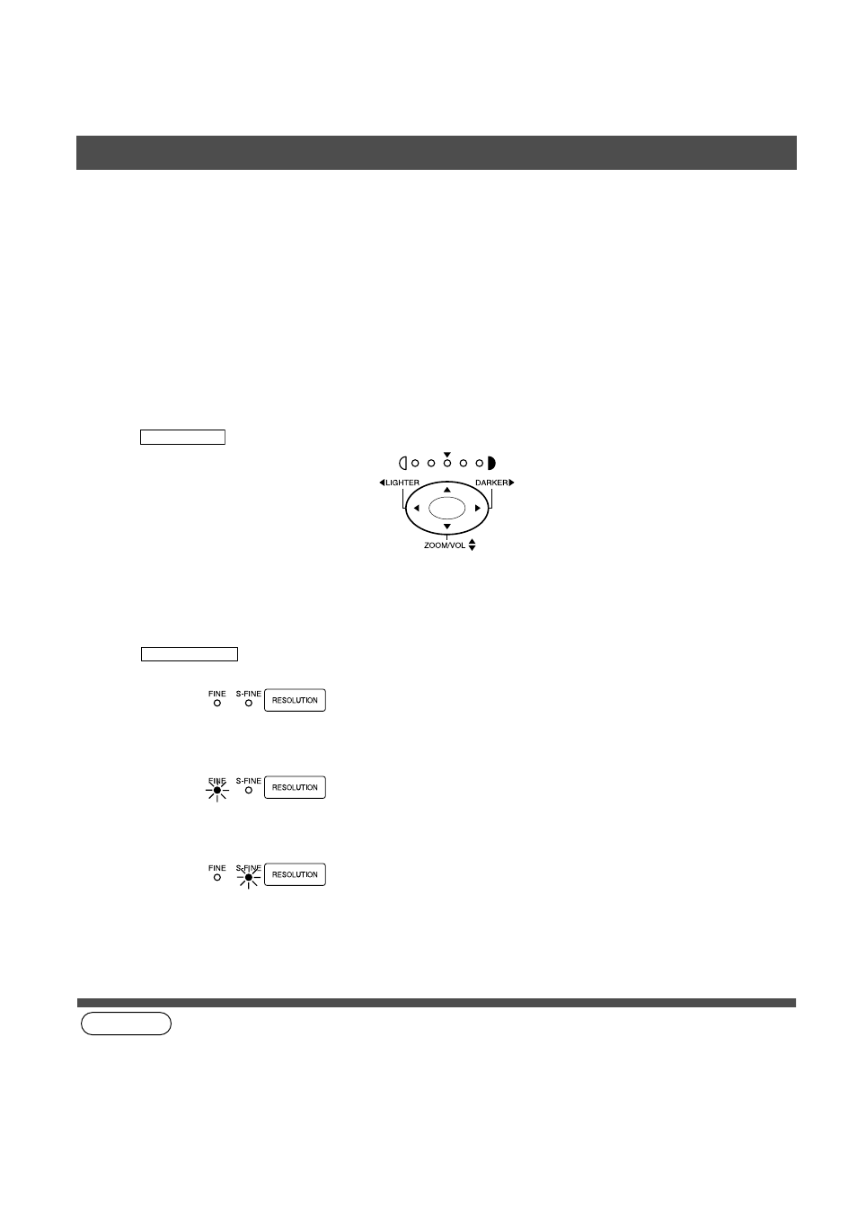 Basic transmission settings, Contrast, Resolution | Basic operations | Panasonic AS200 User Manual | Page 36 / 161