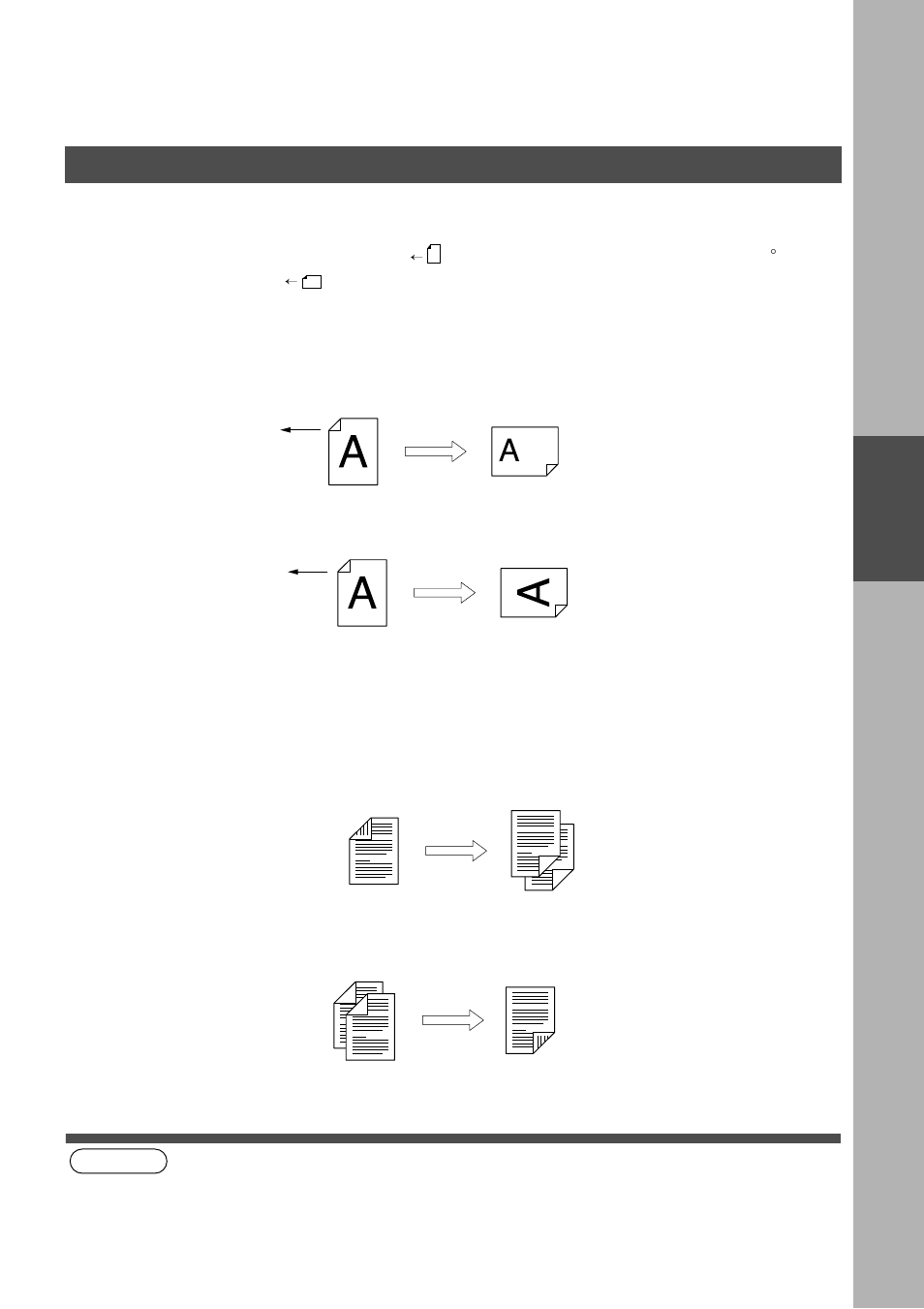 Rotated transmission, Rotation xmt fax parameter set to, Double-sided transmission (receiving) | Duplex scan select mode set to, Duplex print fax parameter set to, Basic operations, Sending documents | Panasonic AS200 User Manual | Page 53 / 161