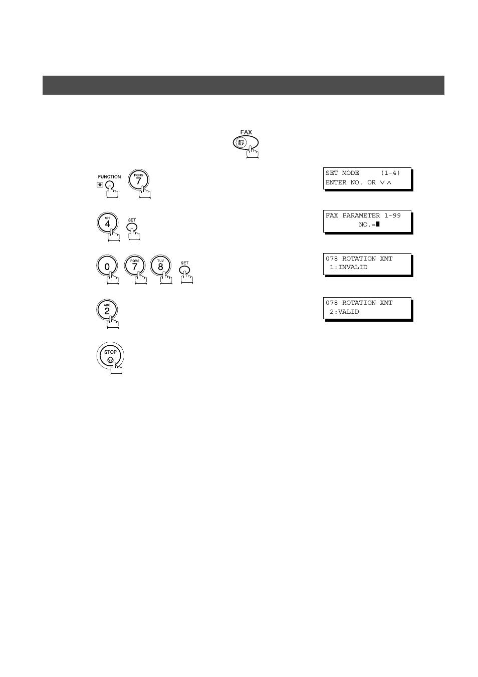 Setting rotation transmission | Panasonic AS200 User Manual | Page 54 / 161