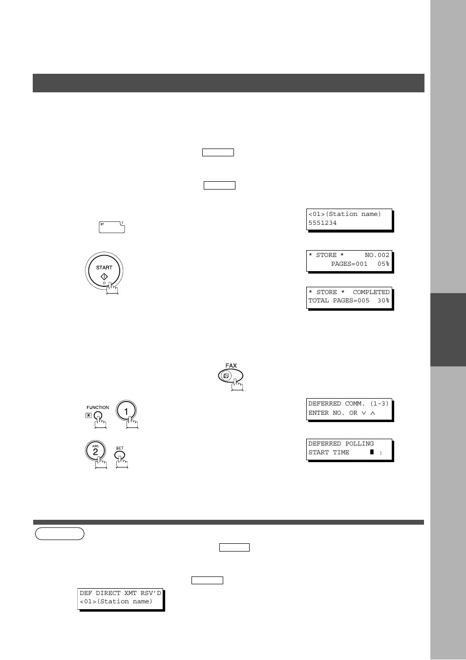 Deferred polling, Advanced features, Timer controlled communications | Panasonic AS200 User Manual | Page 73 / 161