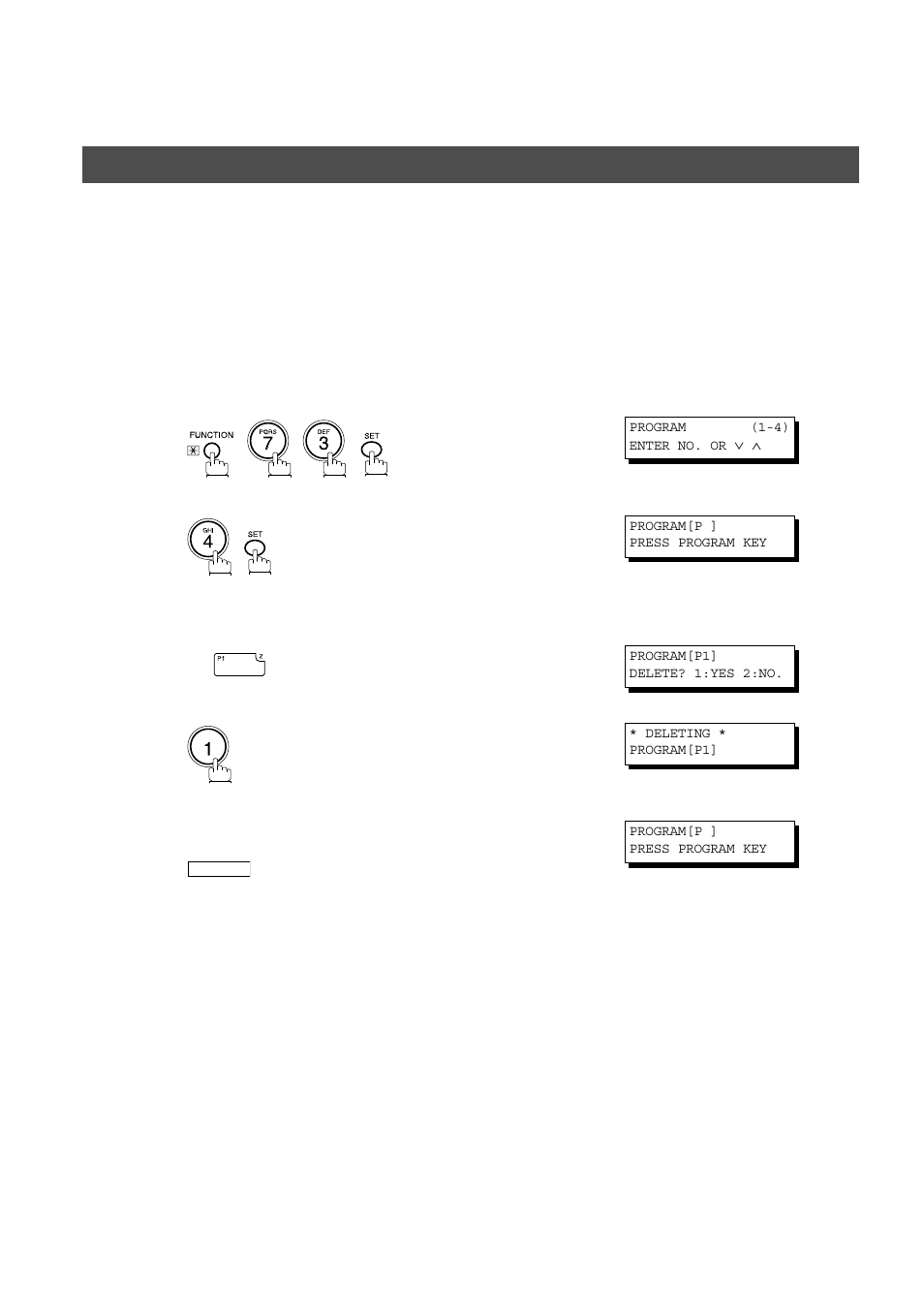 Changing or erasing the program key settings | Panasonic AS200 User Manual | Page 86 / 161