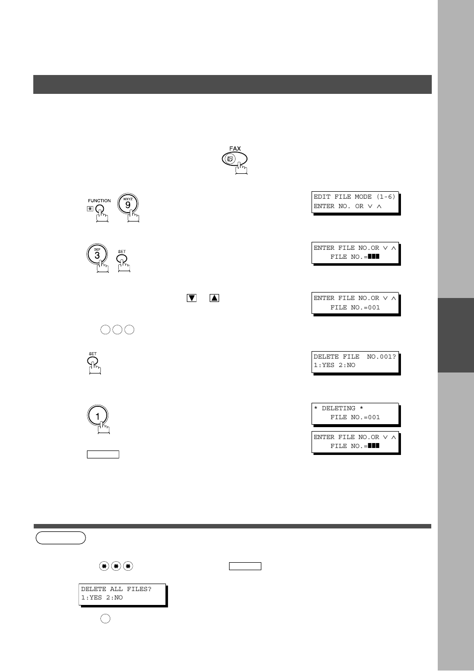 Deleting a file, Ge 89, And 8 | And 89, Advanced features, Edit file mode | Panasonic AS200 User Manual | Page 91 / 161