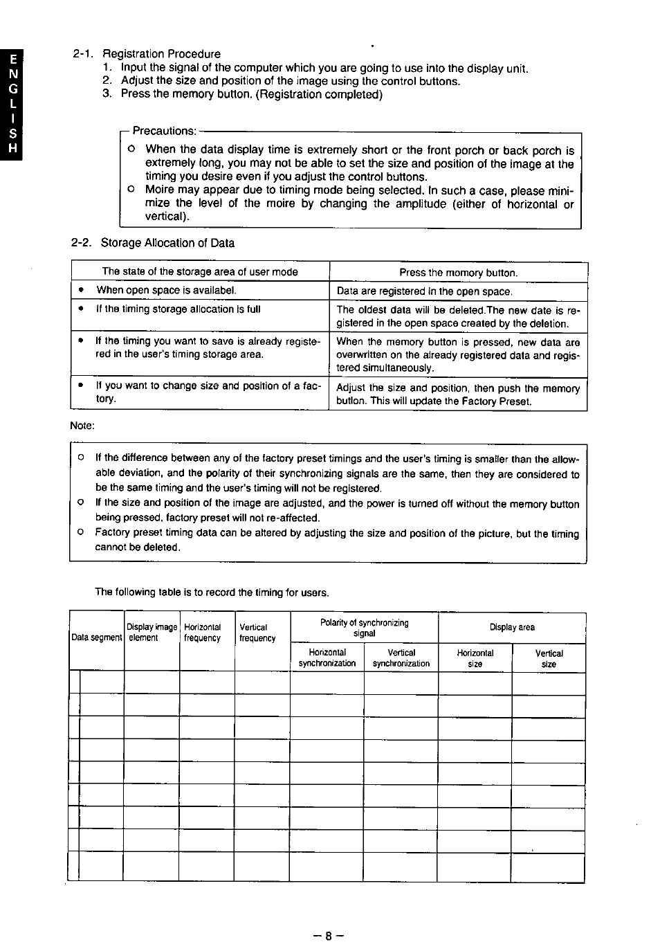 Panasonic TX-2103MA User Manual | Page 10 / 56