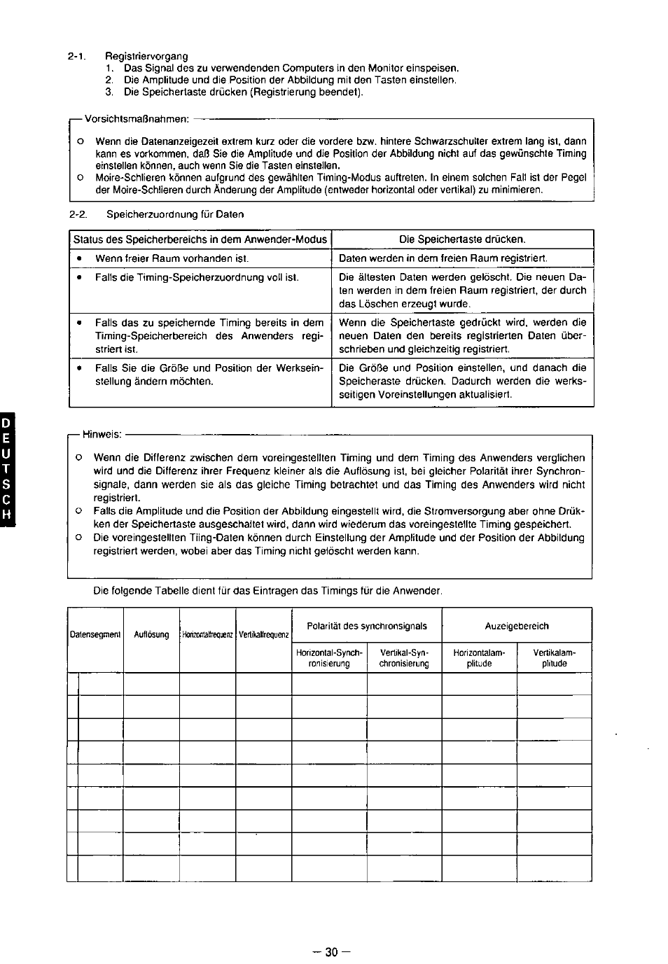 Panasonic TX-2103MA User Manual | Page 32 / 56
