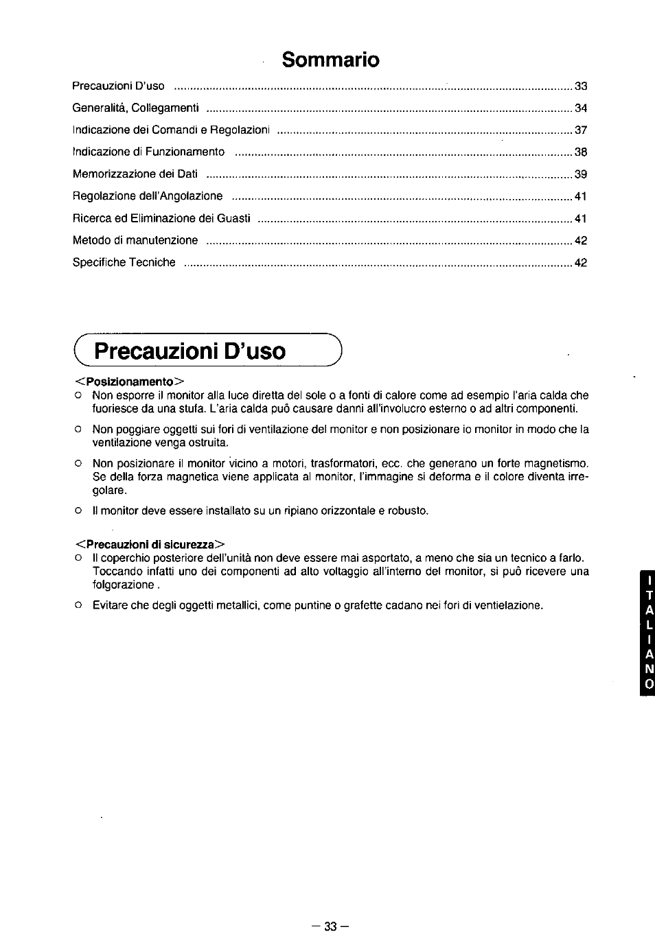 Panasonic TX-2103MA User Manual | Page 35 / 56