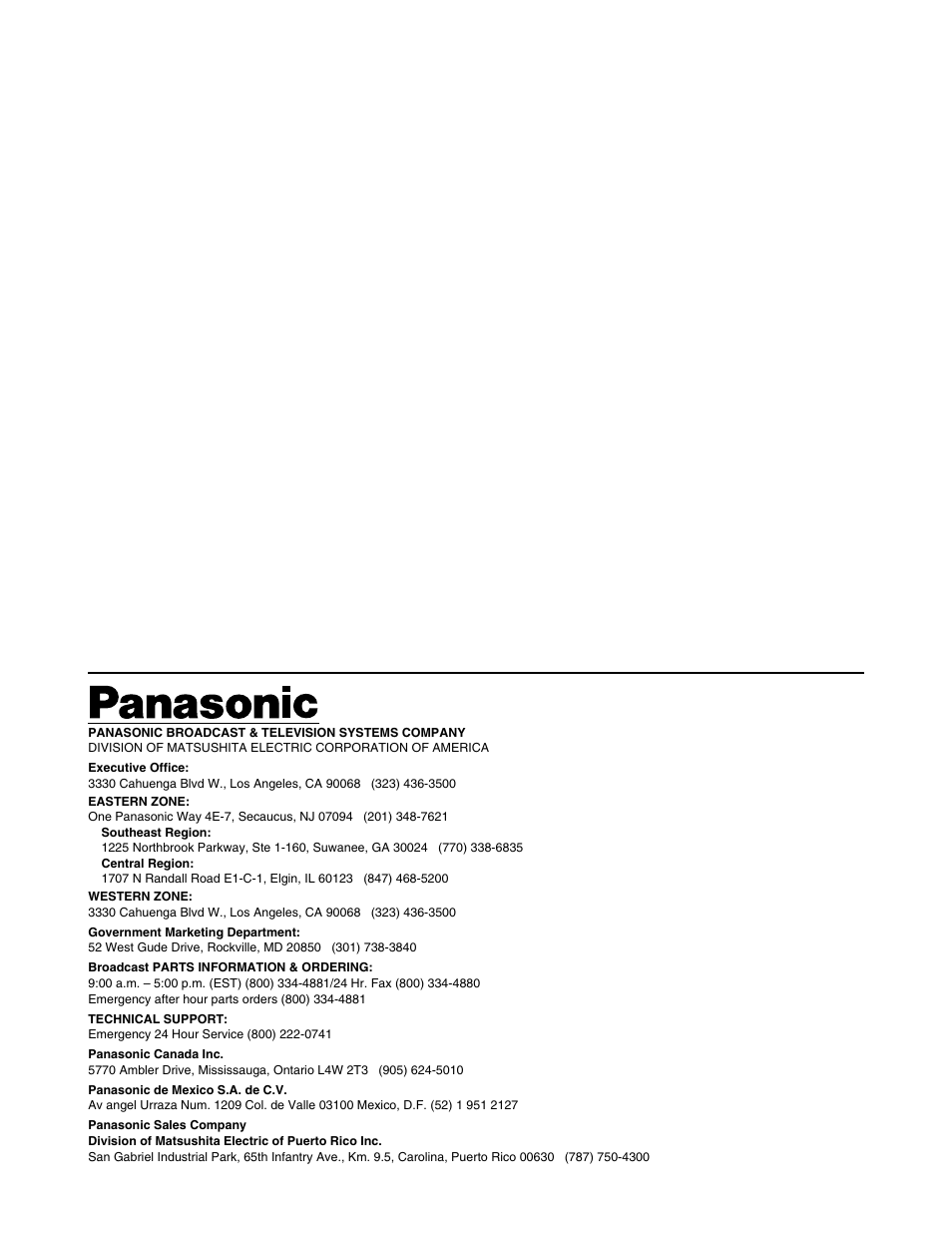 Panasonic AG-DVC200P User Manual | Page 44 / 44