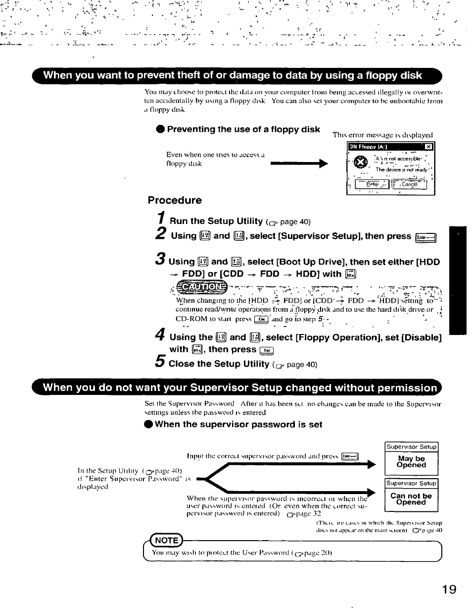 Panasonic CF-25 User Manual | Page 19 / 48