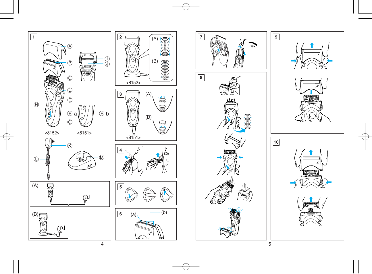 Panasonic ES8151 User Manual | Page 3 / 13