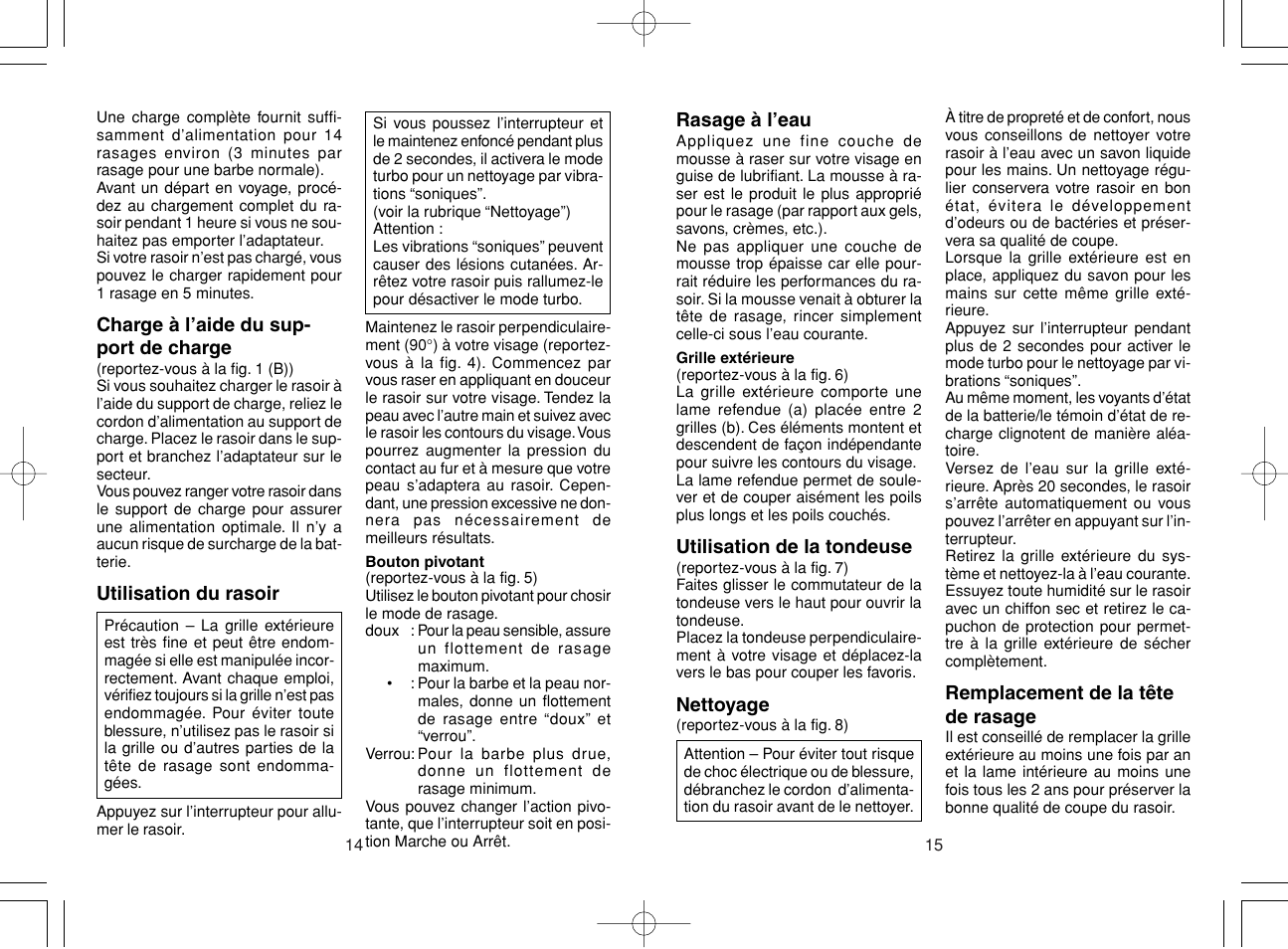 Panasonic ES8151 User Manual | Page 8 / 13