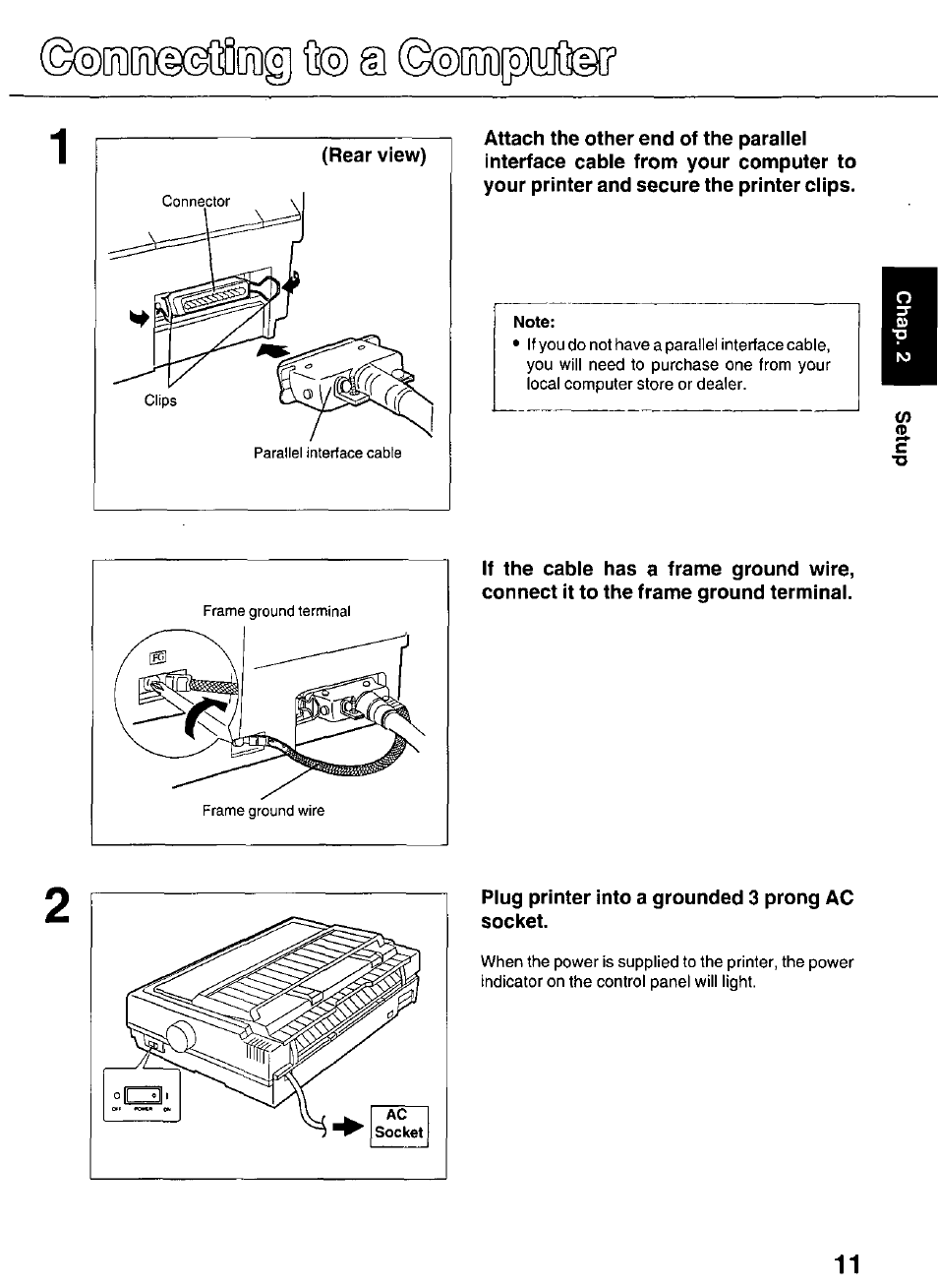 Panasonic KX-P3626 User Manual | Page 11 / 76