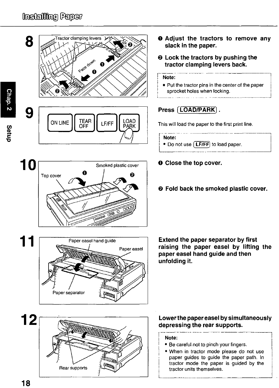 Panasonic KX-P3626 User Manual | Page 18 / 76