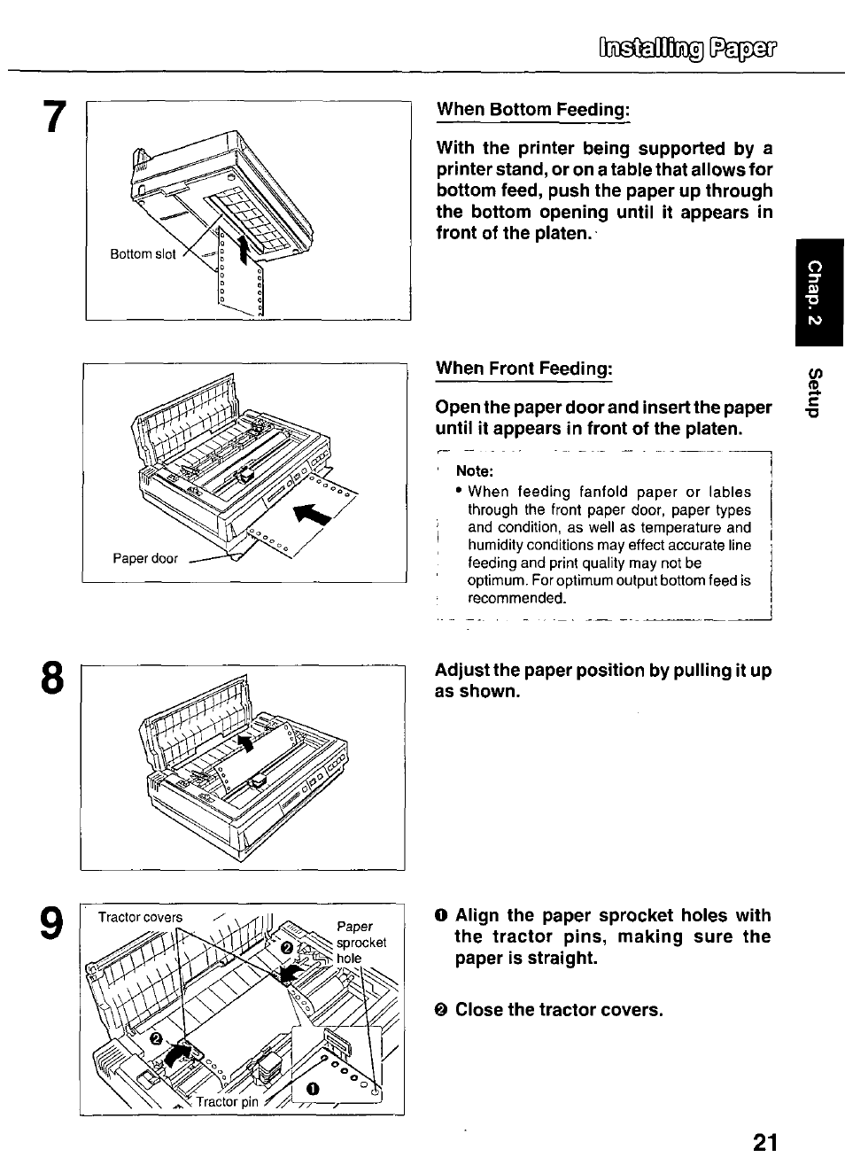 0dd@[yd0od® (?fe(óxicp | Panasonic KX-P3626 User Manual | Page 21 / 76