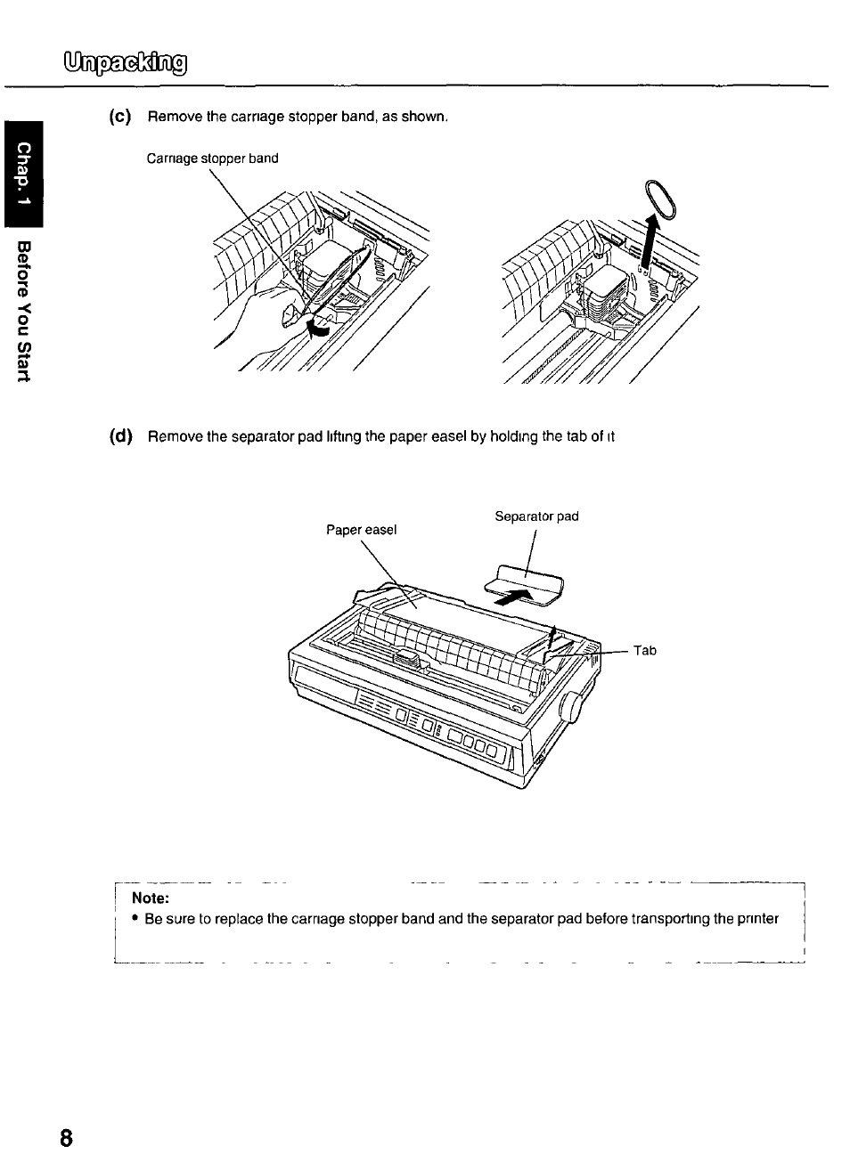 Panasonic KX-P3626 User Manual | Page 8 / 76