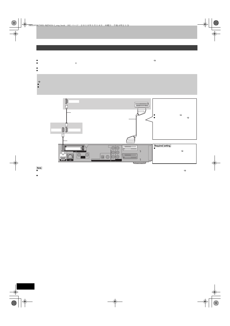 Additional connections, Regarding viera link “hdavi control, Function | Panasonic DMR-BS750 User Manual | Page 102 / 124