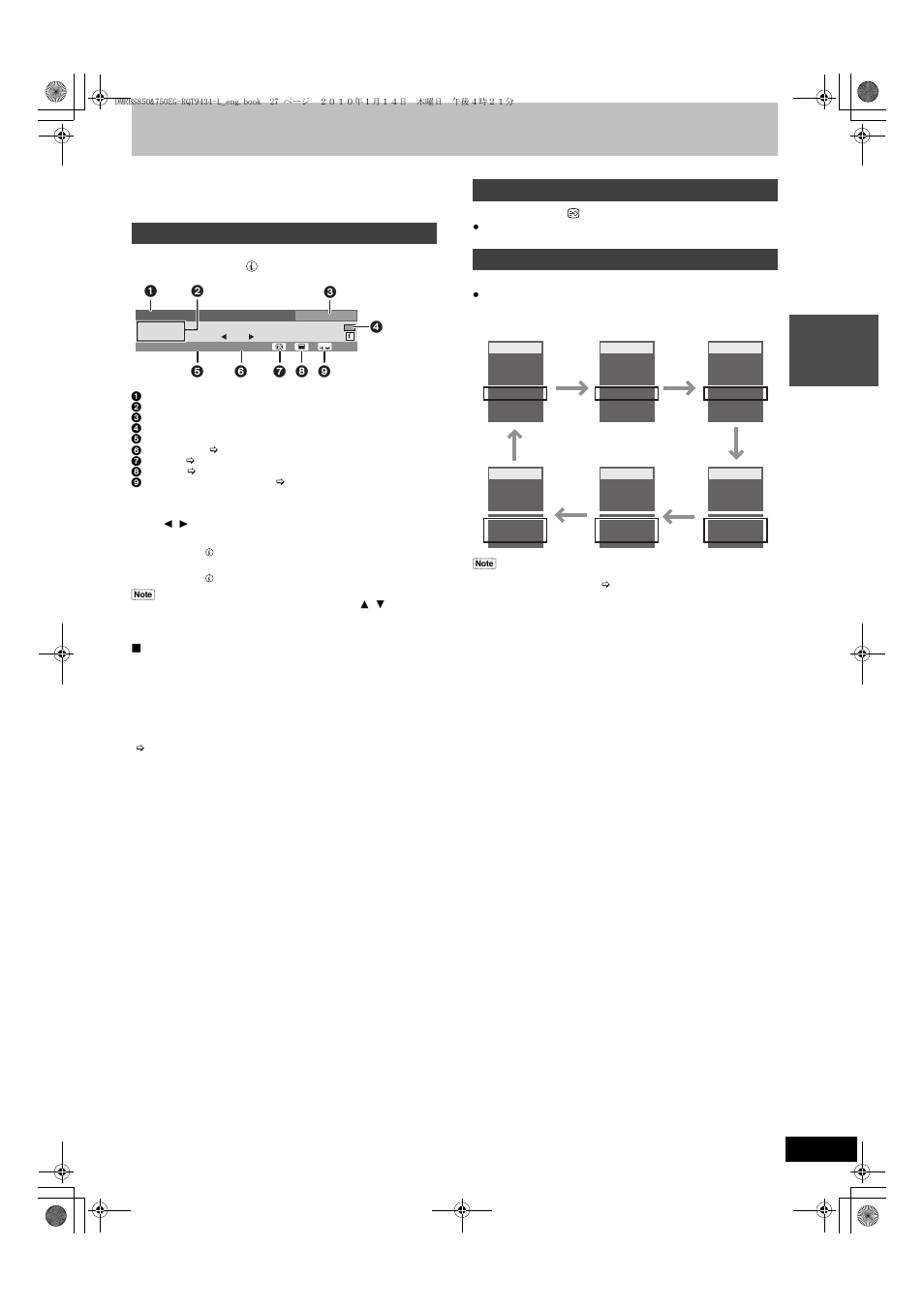 Advanced watching digital broadcasts, Press [status, Press [sttl | Press [audio, Digital channel information, Audio format of the programme | Panasonic DMR-BS750 User Manual | Page 27 / 124