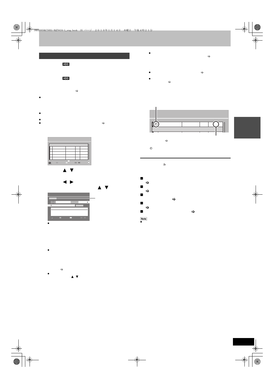 Advanced timer recording, Press [prog/check, Press [ok | Manually programming timer recording | Panasonic DMR-BS750 User Manual | Page 35 / 124