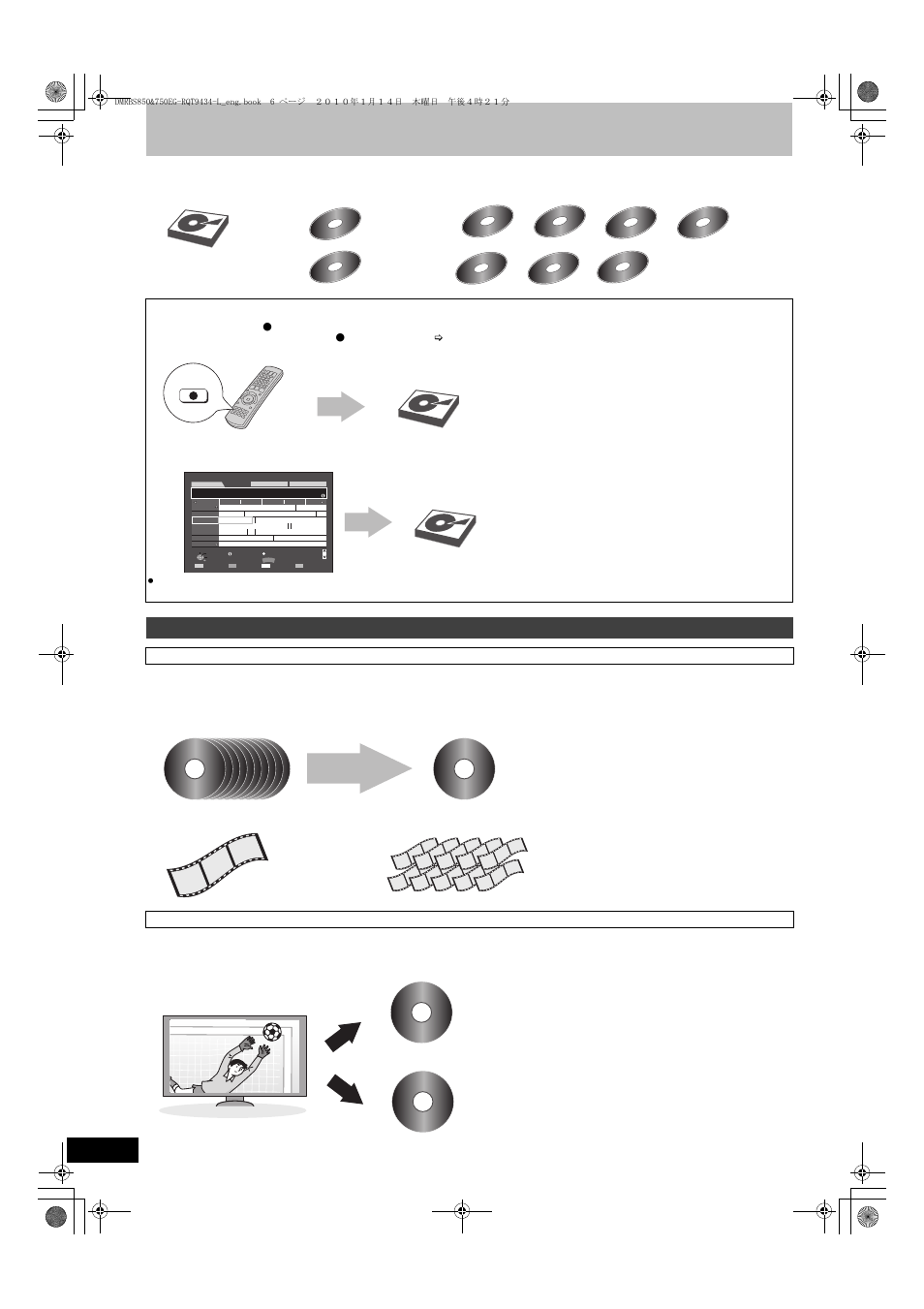 Quick start guide, Hdd and disc information, Regarding blu-ray disc | Panasonic DMR-BS750 User Manual | Page 6 / 124